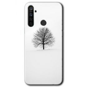 Realme 6I Alone Tree Baskılı Uyumlu Silikon Kılıf