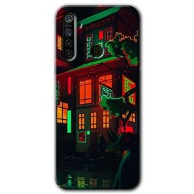 Realme 6I China Street Baskılı Uyumlu Silikon Kılıf