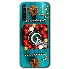 Realme 6I Christmas Baskılı Uyumlu Silikon Kılıf