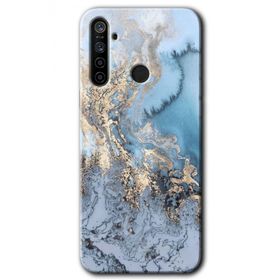 Realme 6I Eski Mermer Baskılı Uyumlu Silikon Kılıf