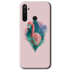 Realme 6I Flamingo Baskılı Uyumlu Silikon Kılıf