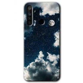 Realme 6I Gece Gökyüzü Baskılı Uyumlu Silikon Kılıf