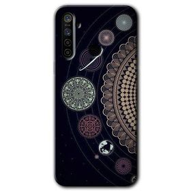 Realme 6I Gezegen Döngüsü Baskılı Uyumlu Silikon Kılıf