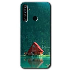 Realme 6I House In Woods Baskılı Uyumlu Silikon Kılıf