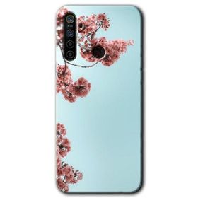 Realme 6I Japon Çiçeği Baskılı Uyumlu Silikon Kılıf