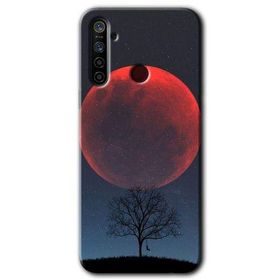 Realme 6I Kanlı Ay Baskılı Uyumlu Silikon Kılıf