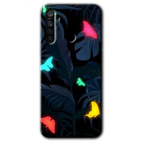 Realme 6I Lighter Butterfly Baskılı Uyumlu Silikon Kılıf