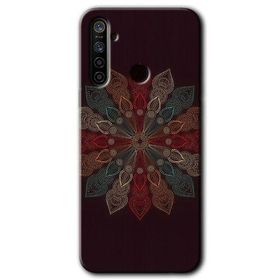 Realme 6I Mandala Flower Wal Baskılı Uyumlu Silikon Kılıf