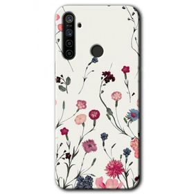 Realme 6I Mat Çiçek Baskılı Uyumlu Silikon Kılıf