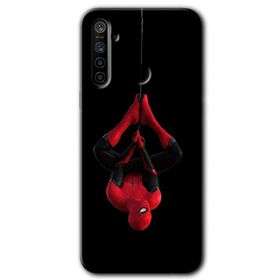 Realme 6I Örümcek Adam Baskılı Uyumlu Silikon Kılıf
