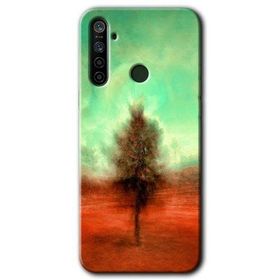 Realme 6I Outlines Paint Baskılı Uyumlu Silikon Kılıf