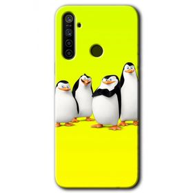 Realme 6I Penguenler Baskılı Uyumlu Silikon Kılıf