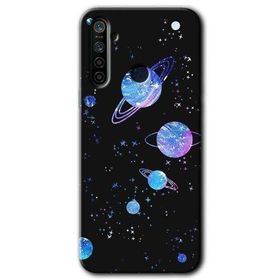 Realme 6I Samanyolu Galaksi Baskılı Uyumlu Silikon Kılıf