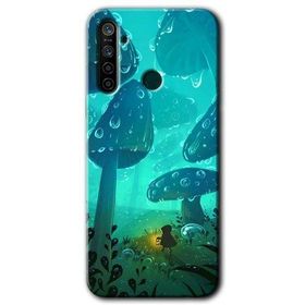 Realme 6I Silhoutte Dropss Baskılı Uyumlu Silikon Kılıf