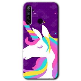 Realme 6I Unicorn Sleep Baskılı Uyumlu Silikon Kılıf