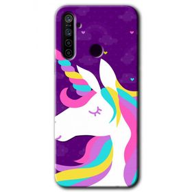 Realme 6I Unicorn Sleep Baskılı Uyumlu Silikon Kılıf