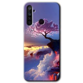 Realme 6I Wash Red Wall Baskılı Uyumlu Silikon Kılıf