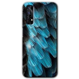 Realme 7 9D Tüyler Baskılı Uyumlu Silikon Kılıf