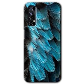 Realme 7 9D Tüyler Baskılı Uyumlu Silikon Kılıf