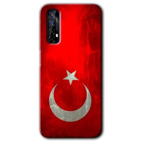Realme 7 Albayrak Baskılı Uyumlu Silikon Kılıf