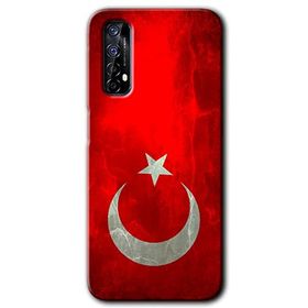 Realme 7 Albayrak Baskılı Uyumlu Silikon Kılıf