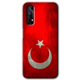 Realme 7 Albayrak Baskılı Uyumlu Silikon Kılıf