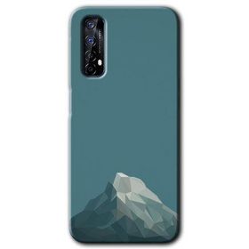 Realme 7 Alone Mountain Baskılı Uyumlu Silikon Kılıf