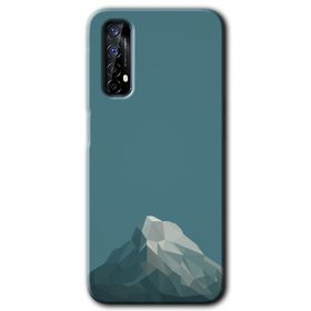 Realme 7 Alone Mountain Baskılı Uyumlu Silikon Kılıf