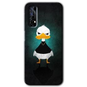 Realme 7 Angry Duck Baskılı Uyumlu Silikon Kılıf