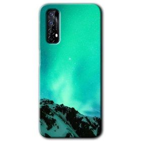 Realme 7 Aurora Baskılı Uyumlu Silikon Kılıf