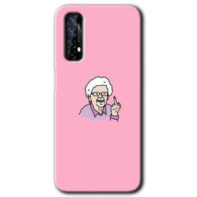Realme 7 Bad Grandmother Baskılı Uyumlu Silikon Kılıf