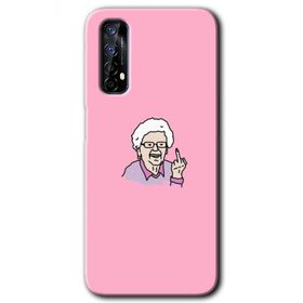 Realme 7 Bad Grandmother Baskılı Uyumlu Silikon Kılıf