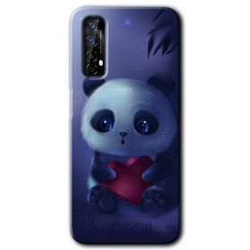 Realme 7 Bebek Panda Baskılı Uyumlu Silikon Kılıf