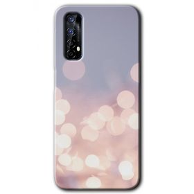 Realme 7 Blur Lights Baskılı Uyumlu Silikon Kılıf