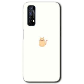 Realme 7 Cat Minimalism Baskılı Uyumlu Silikon Kılıf