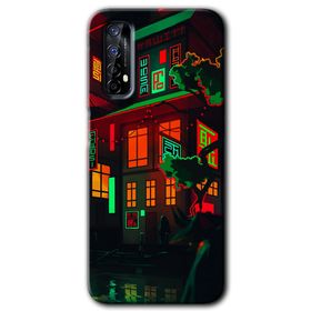 Realme 7 China Street Baskılı Uyumlu Silikon Kılıf