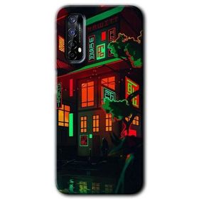Realme 7 China Street Baskılı Uyumlu Silikon Kılıf