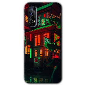 Realme 7 China Street Baskılı Uyumlu Silikon Kılıf