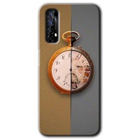 Realme 7 Clocks Artwork Baskılı Uyumlu Silikon Kılıf