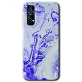 Realme 7 Cranny Liquid Wall Baskılı Uyumlu Silikon Kılıf