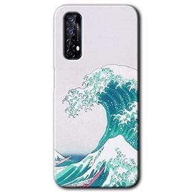 Realme 7 Dalga Baskılı Uyumlu Silikon Kılıf