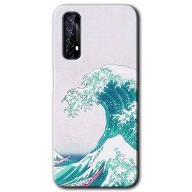 Realme 7 Dalga Baskılı Uyumlu Silikon Kılıf