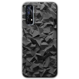 Realme 7 Dark Broke Baskılı Uyumlu Silikon Kılıf