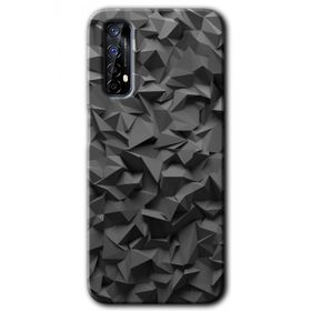 Realme 7 Dark Broke Baskılı Uyumlu Silikon Kılıf