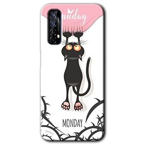 Realme 7 Dark Sunday Baskılı Uyumlu Silikon Kılıf