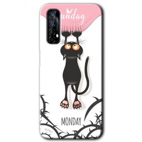 Realme 7 Dark Sunday Baskılı Uyumlu Silikon Kılıf