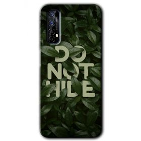 Realme 7 Do Not Hide Baskılı Uyumlu Silikon Kılıf