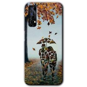 Realme 7 Doğadan Aşk Baskılı Uyumlu Silikon Kılıf