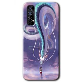 Realme 7 Dragon Snake Baskılı Uyumlu Silikon Kılıf