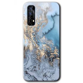 Realme 7 Eski Mermer Baskılı Uyumlu Silikon Kılıf